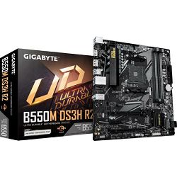Gigabyte B550M-DS3H R2, AM4, S3, U3, mATX B550M DS3H R2