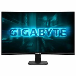 Gigabyte Gaming Monitor GS27FCA EK, 27" FHD VA 1500R, 200Hz, 1ms, 250 cd/m2, HDR Ready, 2x HDMI, 1x DP, VESA