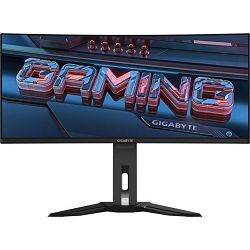 Gigabyte MO34WQC2 EK, 34" 3440 x 1440 (WQHD), QD-OLED, 0.03ms GTG, 240Hz, HDR True Black 400, ClearMR 13000, HDMI, DP, USB Type C, USB 3.2, Speakers, Tilt, Swivel, Height adjustment, VESA