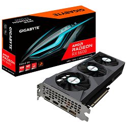 GIGABYTE Video Card AMD Radeon RX-6600 EAGLE, 8GB GDDR6 128bit, PCI-E 4.0 x8, 2xHDMI, 2xDP, WINDFORCE 3X, Retail