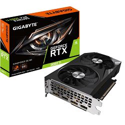 GIGABYTE Video Card NVIDIA GeForce RTX 3060 Ti WINDFORCE OC 8G, GDDR6 8GB/256bit, PCI-E 4.0 x16, 2x DP, 2x HDMI, WINDFORCE 2x, Protection backplate, LHR, ATX, Retail