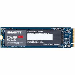 GIGABYTE SSD 256GB, M.2 2280, NVMe 1.3 PCI-Express 3.0 x4, 3D NAND TLC, 1700MBs/1100MBs, 5Yr., Retail