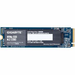 GIGABYTE SSD 512GB, M.2 2280, NVMe 1.3 PCI-Express 3.0 x4, 3D NAND TLC, 1700MBs/1550MBs, 5Yr., Retail