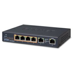 PLANET Gigabit preklopnik (Switch) 4-port 10/100/1000Mbps 802.3at High Power PoE (55W) + 2-Port 10/100/1000T