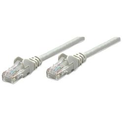 Intellinet Cat6, CCA, U/UTP, PVC, RJ45, 0.5m, sivi 340427