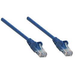 Intellinet Cat6, CCA, U/UTP, PVC, RJ45, 5m, plavi 343305