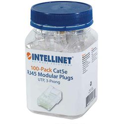 Intellinet konektor, UTP, CAT5e, RJ45, 100 kom 502399