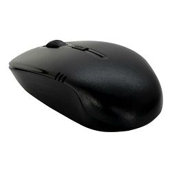 Inter-Tech Mouse M-208, Optical Wireless standard office mouse, Ergonomic, 1x AA battery included, 1600dpi, 2.4GHz, Black, Retail