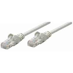 Intellinet Cat6, CCA, U/UTP, PVC, RJ45, 10m, sivi 336734