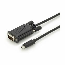 Kabel DIGITUS USB-C na VGA, 2m, crni DB-300331-020-S