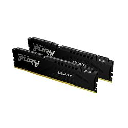 Kingston DDR5 32GB 5600 MHz, (2x16GB) FURY Beast KF556C40BBK2-32