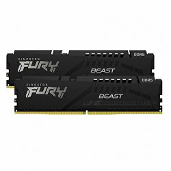 Kingston DDR5 64GB 5600 MHz, (2x32GB) FURY Beast KF556C40BBK2-64