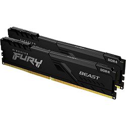 Kingston DDR4 32GB, 3200MHz, (2x16GB), FURY Beast KF432C16BBK2/32