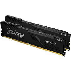 Kingston DDR4 16GB 3600MHz, (2x8GB), FURY Beast KF436C17BBK2/16