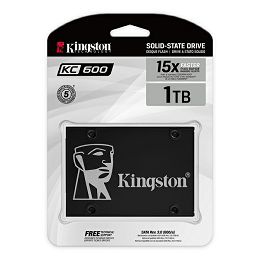 Kingston SSD KC600, R550/W520,1024GB, 7mm, 2.5" SKC600/1024G