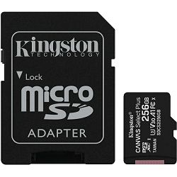 Kingston microSDXC, Select plus, Class10, 256GB SDCS2/256GB