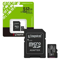 Kingston microSD, Canvas Select Plus, R150, 512GB SDCS3/512GB