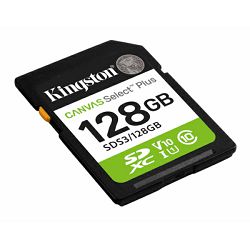 Kingston Canvas Select Plus SD, R150MB, 128GB SDS3/128GB