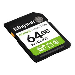 Kingston Canvas Select Plus SD, R100MB, 64GB SDS3/64GB