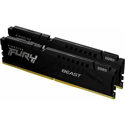 Kingston 16GB 6000MT/s DDR5 CL40 DIMM (Kit of 2) FURY Beast Black XMP, EAN: 740617325911