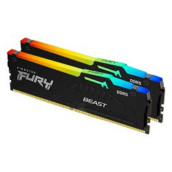 Kingston DDR5 64GB 6000 MHz, (2x32GB) FURY Beast R KF560C40BBAK2-64