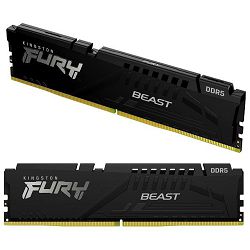 Kingston DDR5 FURY Beast, 4800 MHz, 2x16, 32GB KF548C38BBK2-32