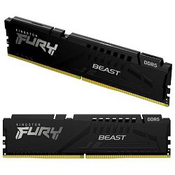 Kingston 32GB 5600MT/s DDR5 CL40 DIMM (Kit of 2) FURY Beast Black XMP, EAN: 740617325706