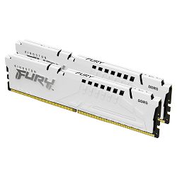 Kingston DRAM 32GB 6000MT/s DDR5 CL40 DIMM (Kit of 2) FURY Beast White XMP EAN: 740617333978