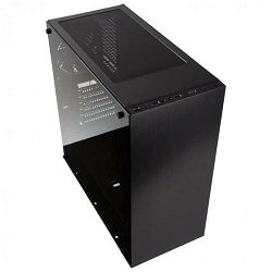 Kolink Stronghold Midi-Tower, Tempered Glass - black Window