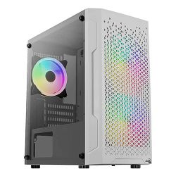 Kućište Aerocool Trinity Mini-Tower V2 Tempered Glass bijelo