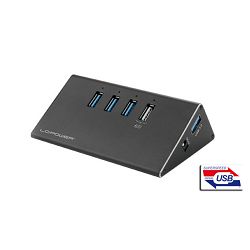 LC-Power 4x USB 3.0 hub + strujni adapt LC-HUB-ALU-2B-4