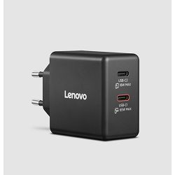 Lenovo Dual USB-C 65W GaN Charger 40AW065BEU