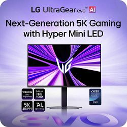 LG 27GM950 27" 5K Mini LED, 330Hz/165Hz,HDMI,USB-C 27GM950B-B.AEU