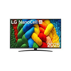 LG 43NANO81A3A 4K Nano Smart TVT2/C/S2, WiFi 43NANO81A3A.AEU