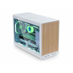 Lian Li DAN Cases A3 Wood, Tempered Glass, Micro-ATX, Bijelo