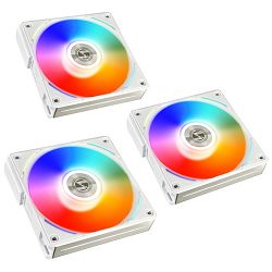 Lian Li UNI FAN AL120 RGB PWM 12cm RGB White Alu 3pcs