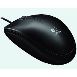 Logitech B100 žičani optički miš, crna 910-003357