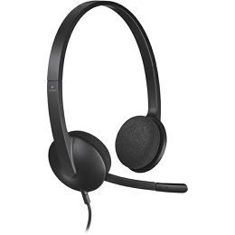 Logitech H340 slušalice s mikrofonom, USB, crna 981-000475