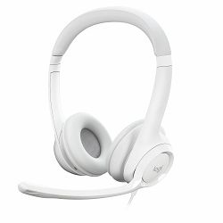 Logitech H390 slušalice s mikrofonom, USB, bijela 981-001286