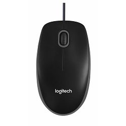 Logitech M100 žičani optički miš, tamnosiva 910-006652