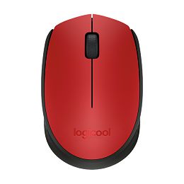 Logitech M171 bežični optički miš, crveno-crna 910-004641