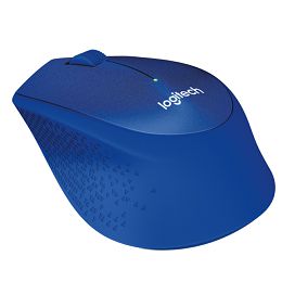 Logitech M330 Silent+ bežični optički miš, plava 910-004910