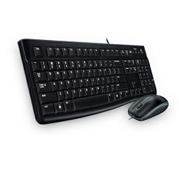 Logitech MK120 žičana tipkovnica i miš, crna 920-002549