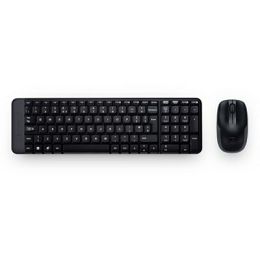 Logitech MK220 bežična tipkovnica i miš, crna 920-003168