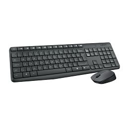 Logitech MK235 bežična tipkovnica i miš, tamnosiva 920-008031