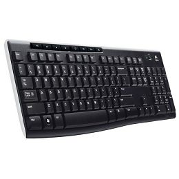 Logitech K270 bežična tipkovnica, Unifying, crna 920-003738