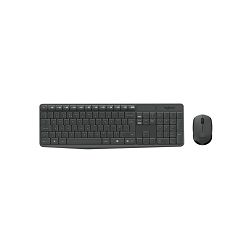 Logitech MK235 bežična tipkovnica+miš, USB, crna (920-008031)
