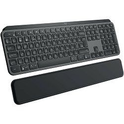 Logitech MX Keys Plus Advanced Wireless Illuminated Keyboard with Palm Rest  - GRAPHITE - ADR - 2.4GHZ/BT - INTNL-973 - WITH PALMREST