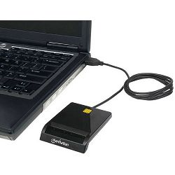 Manhattan čitač pametnih kartica USB 102049