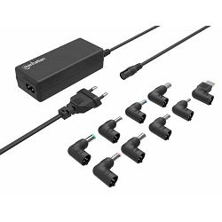 Manhattan punjač za laptop 65W, univerzalni, crni 180962